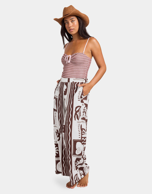 Roxy - Womens Cowrie Elastic Waist Pants