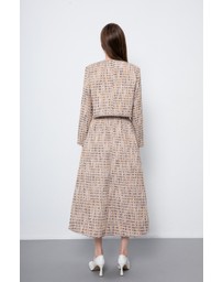 Glamorous - Retro court-inspired contrasting tweed skirt