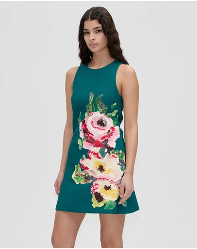 Stine Goya - Heavy Crepe Garter Mini Dress