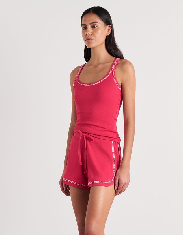 Jag - Celina Blanket Stitch Tank