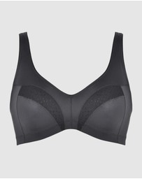 Naturana - Soft & Comfy Wide Strap Wirefree Bra