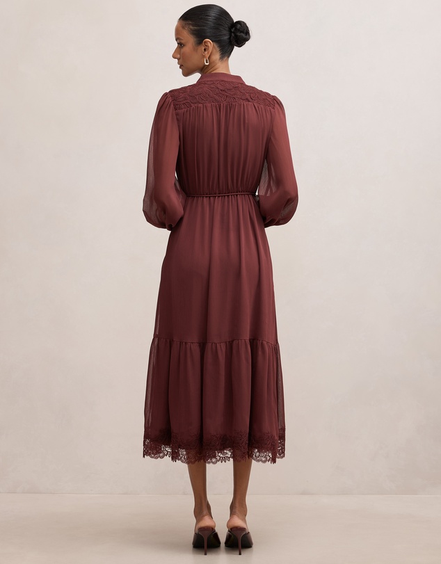 Forever New Petite - Hallie Petite Lace Midi Dress