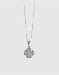 Von Treskow - Belcher Necklace with Clover (Mother of Pearl)