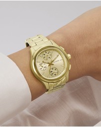 GUESS - GUESS Ladies Gold-Tone Multifunction Watch