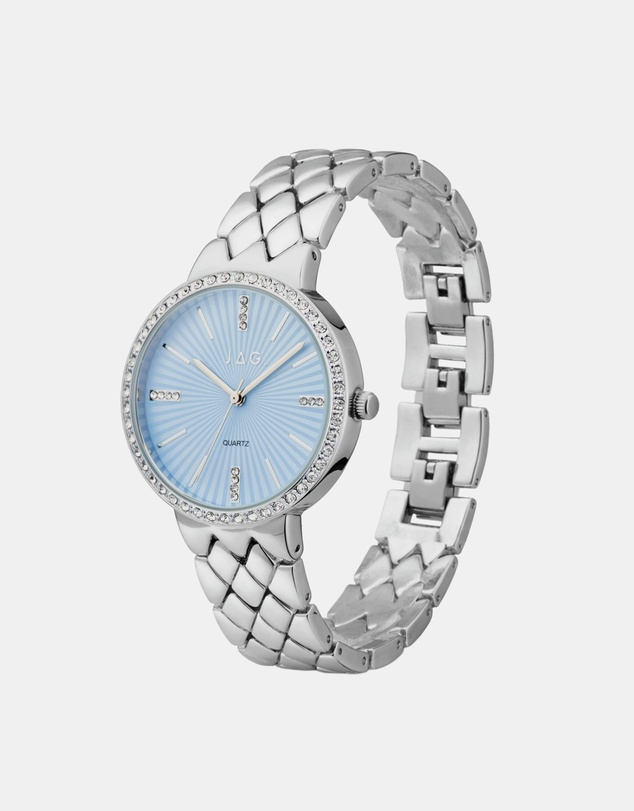 Jag - Balmoral Womens Blue Dial 36mm Silver Watch