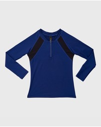 Aqua Blu Kids - Building Blocks Long Sleeve Rash Vest - Kids