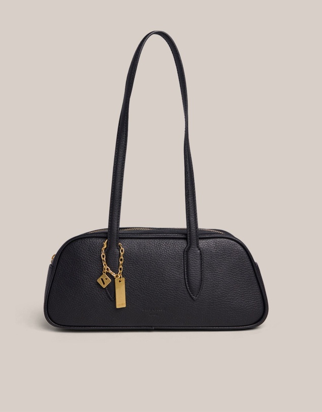 VESTIRSI - Vera Black Baguette Bag
