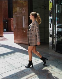 Belle & Bloom - Too Cool For Work Plaid Blazer