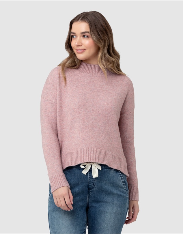 Ripe Maternity - Jade Crop Nursing Knit