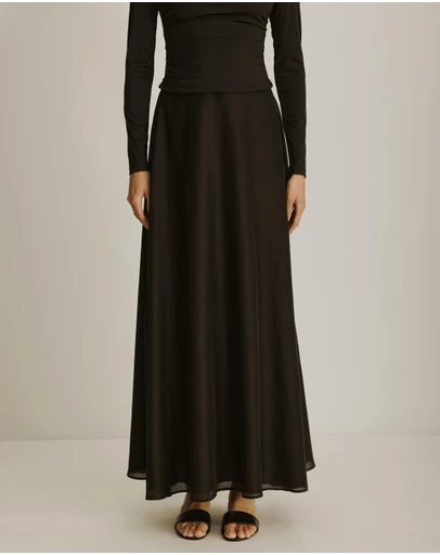 Atmos&Here - Kate Organza Maxi Skirt