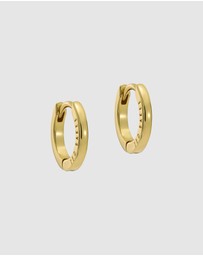 Ted Baker - Crislie Logo Hoop Earrings 12mm