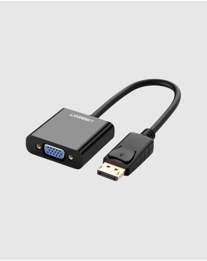 Ugreen - UGREEN DP Male to VGAFemale Converter Black