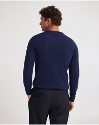 Oxford - Basic V-Neck Pure Wool Pullover