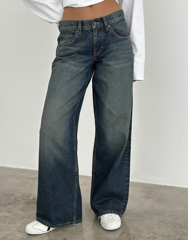 Motel Rocks - Low Rise Roomy Jeans