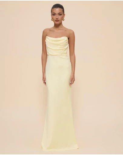 CHANCERY - Jada Strapless Corset Maxi Dress