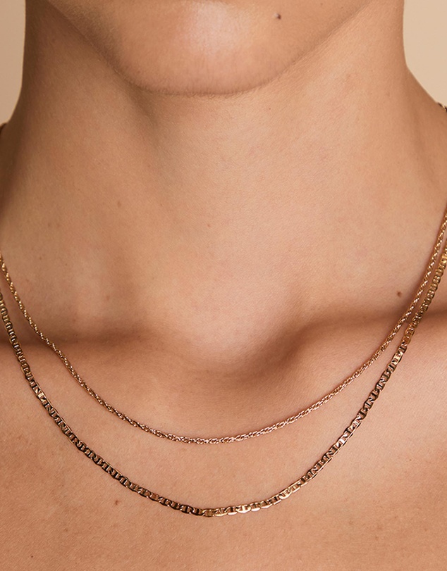 Astrid & Miyu - Illusion Double Chain Necklace