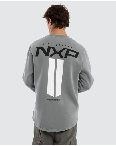 Nena & Pasadena - Crew Dual Curved Sweater