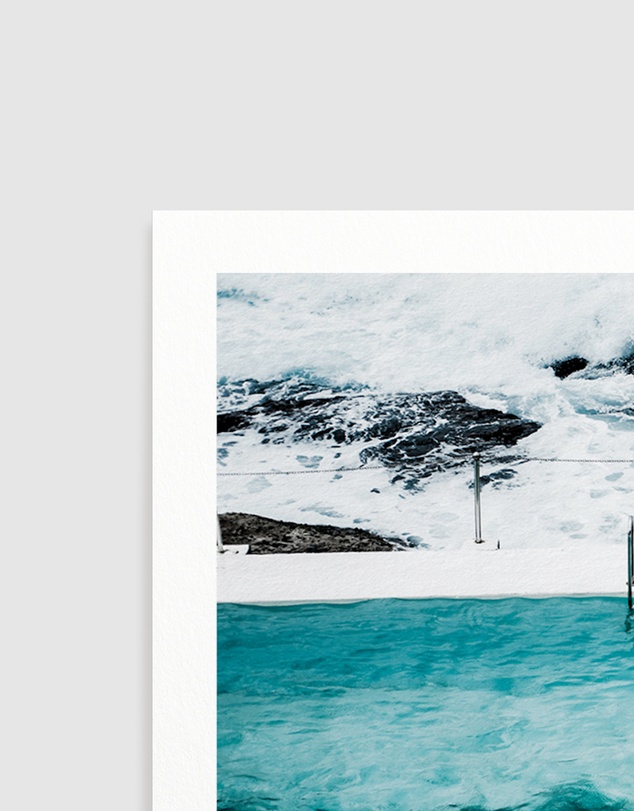 Olive et Oriel - Icey Bergs Bondi Art Print