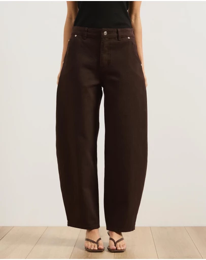 Atmos&Here - Cindy Barrel Leg Jeans