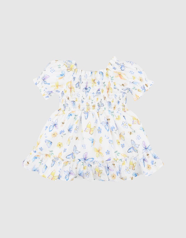 Bebe by Minihaha - Libby SS Butterfly Dress - Babies