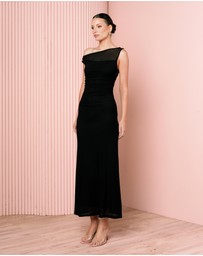 Azzurielle - Yanet One Shoulder Maxi Dress