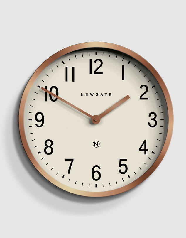 Newgate - Newgate Master Edwards Wall Clock Copper