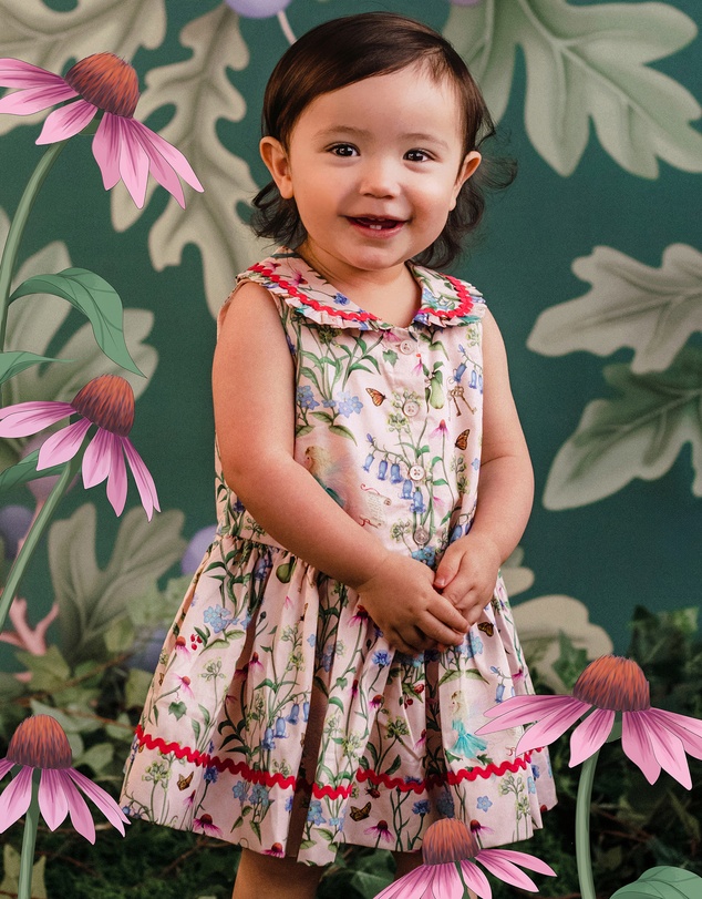 Fleur Harris - Faraway Friends' Winsome Baby Dress in Sugar Pink