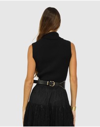 Belle & Bloom - Equation Sleeveless Turtleneck Knit
