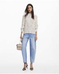 Desigual - Derby Crudo Relaxed Long Sleeve Knit Sweater