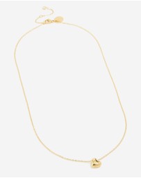 Lovisa - Waterproof Gold Plated Stainless Steel Chunky Heart Pendant Necklace