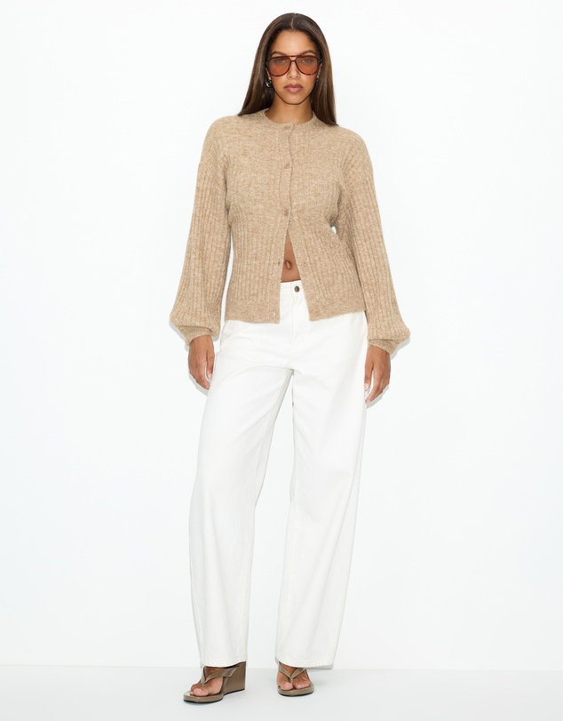 Dazie - Last Call Cinched Knit Cardigan