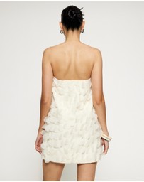 Lover - Este Ruffle Strapless Mini Dress