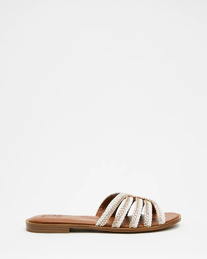 Naturalizer - Lane Slide - White Multi