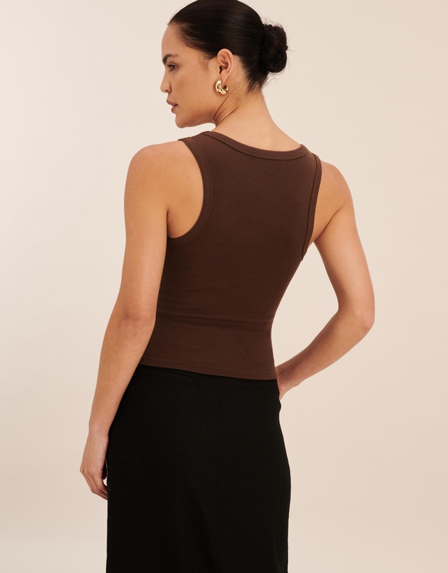 AERE - Cotton Scoop Tank