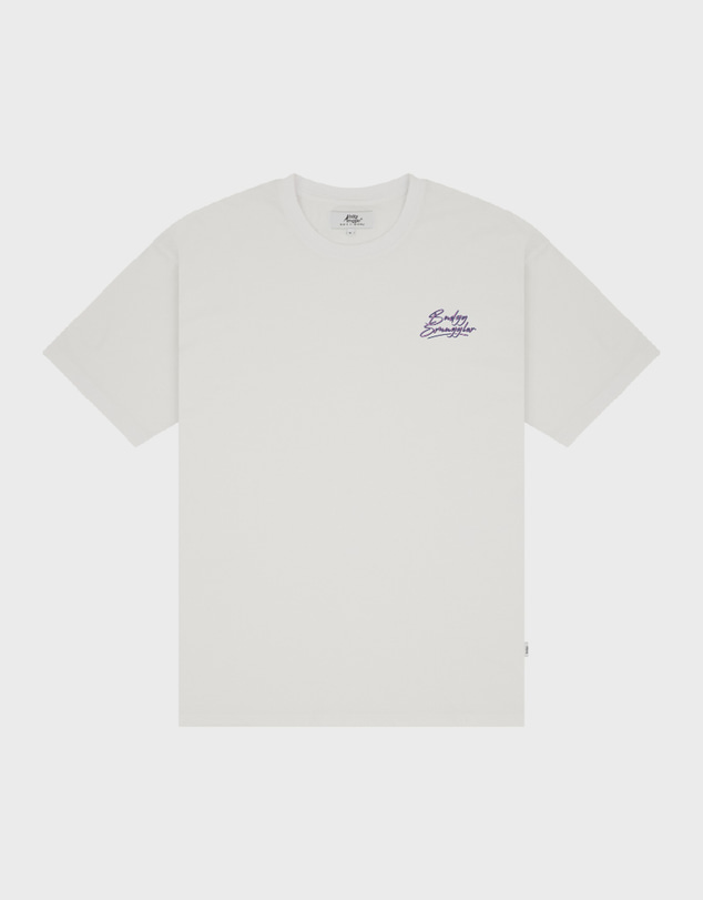 Budgy Smuggler - Lightweight White Tee with Peak Performance