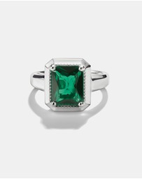 THOMAS SABO - THOMAS SABO Ring with Green Zirconia Stone