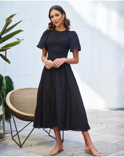 Esther & Co - Iolana Dress - Black