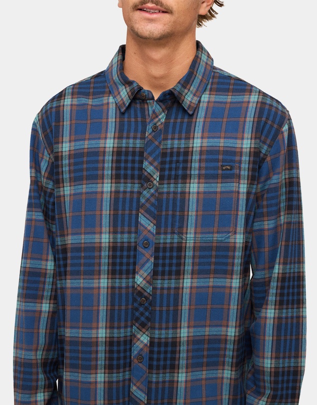 Billabong - Mens Coastline Long Sleeve Flannel Shirt