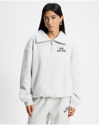 New Balance - Trackside Fleece Half Zip Sweat
