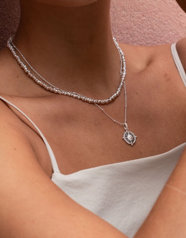 Dower & Hall - Women's Small True North Talisman Pendant In Sterling Silver