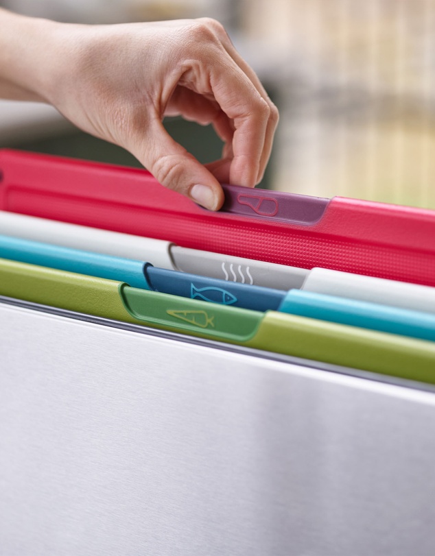 Joseph Joseph - Folio™ Icon 4-piece Regular Chopping Board Set with Stainless Steel Storage Case