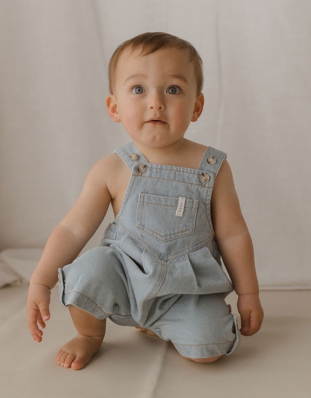 Susukoshi - Denim Overall Shorts