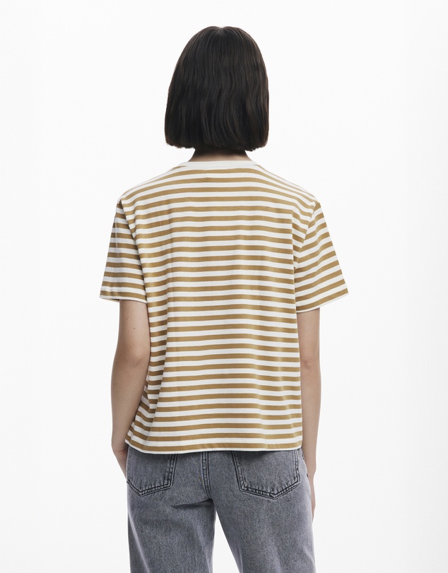 Desigual - Striped print T-shirt