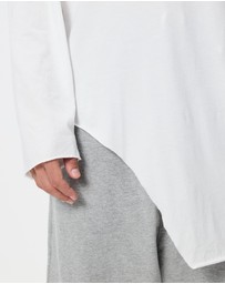 Surrounded By Ghosts - Neobite Asymmetrical Tail Long Sleeve T-Shirt