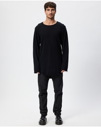 Surrounded By Ghosts - Acanthite Denim Drawstring Pants