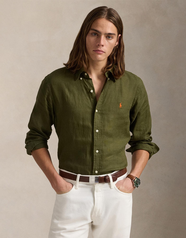 Polo Ralph Lauren - ICONIC EXCLUSIVE - Custom Fit Linen Shirt