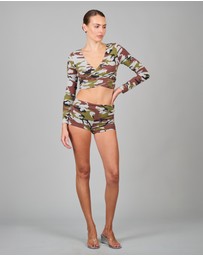 Love and Nostalgia - Love Is A Battlefield Cross Front Top