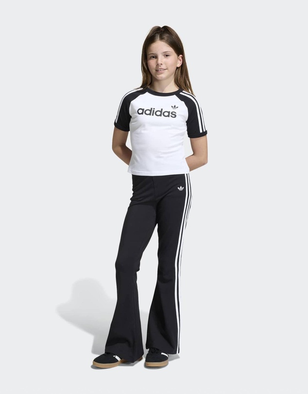 adidas Originals - Three Stripes Flared Leggings - Kids-Teens