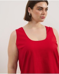 Atmos&Here Curvy - Luna Linen Blend Mini Dress