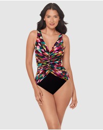 Miraclesuit Swimwear  - Farfalle Charmer V Neck Tummy Control Swimsuit